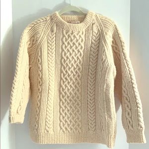 Authentic Irish hand knitted sweater